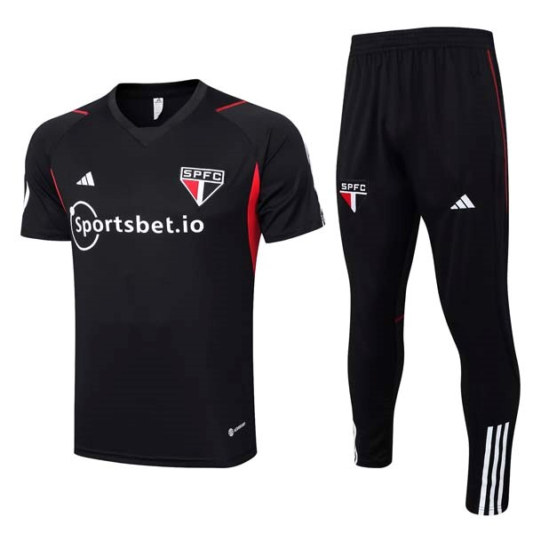 Camiseta Sao Paulo Conjunto Completo 2023/24 Negro